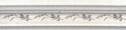Кантри Шик Багет белый декорированнный BLB028 5х20