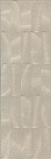 Безана Плитка настенная бежевая структура обрезной 12153R 25х75